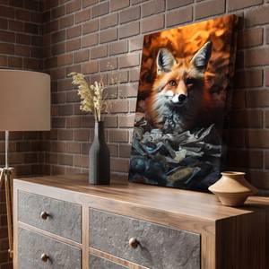 Leinwandbild Fox-Money 100 x 150 cm