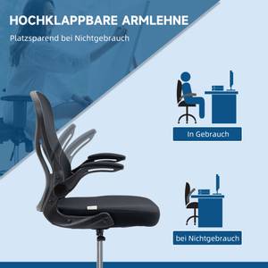 Bürostuhl 921-628V80BK Schwarz - Textil - 65 x 122 x 59 cm