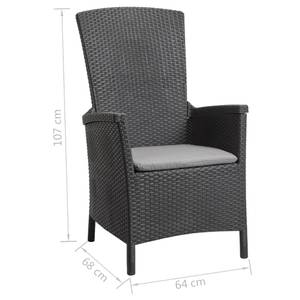 Chaise inclinable Graphite