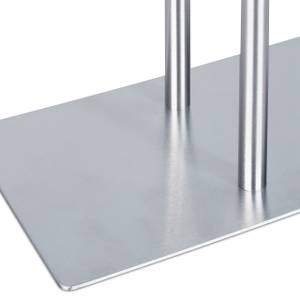 Handtuchständer freistehend Silber - Metall - 29 x 32 x 12 cm