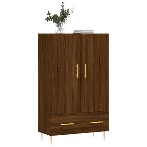 Highboard DE6981 Eiche Schwarzbraun Dekor