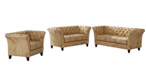 Sonya 2-Sitzer Chesterfield Sofa Beige