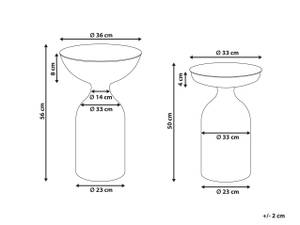 Table d'appoint COTA Vert - Métal - 36 x 56 x 36 cm