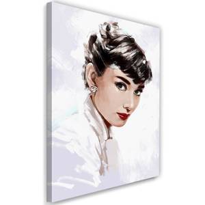 Wandbild Audrey Hepburn 80 x 120 cm