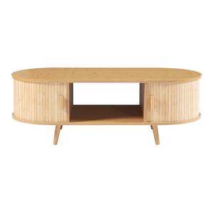 Table basse de salon Nordkapp Beige - Bois manufacturé - 120 x 40 x 55 cm