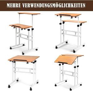 Laptoptisch HW66690 Braun - Holzwerkstoff - 61 x 100 x 60 cm