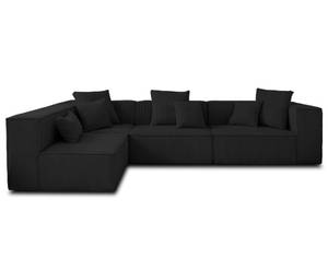 Ecksofa COLOMBINE Schwarz