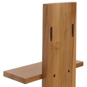 Teak-Wandregal M72 Braun - Holzart/Dekor - Holz teilmassiv - 56 x 151 x 15 cm