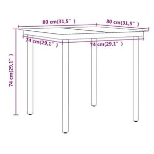 Garten-Essgruppe (3-teilig) 3013403-1 Rehbraun