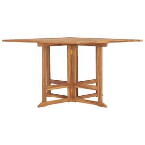 Table de salle à manger de jardin Marron - Bois massif - 110 x 75 x 110 cm