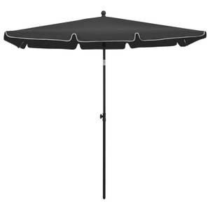 Parasol de jardin 315545 Gris - Textile - 140 x 238 x 210 cm