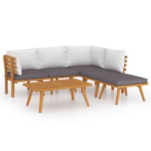 Garten-Lounge-Set Braun - Massivholz - Holzart/Dekor - 55 x 35 x 90 cm