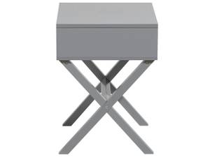 Table de chevet MONROE Gris foncé - Gris