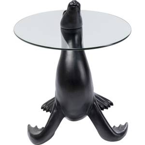 Table d'appoint otarie Noir - Matière plastique - 50 x 60 x 50 cm