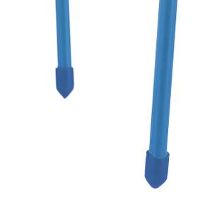 Blaue Rankhilfe im 6er Set 76 cm Blau - Metall - Kunststoff - 28 x 76 x 28 cm