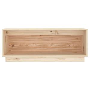 TV-Schrank D755 Braun - Massivholz - 35 x 35 x 90 cm