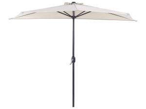 Parasol demi-rond GALATI Beige - Noir