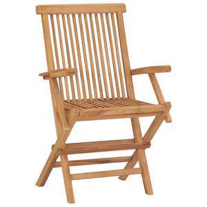 Chaise de jardin 55 x 60 cm - Bois/Imitation - En partie en bois massif