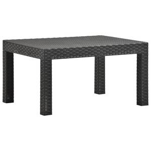 Table de jardin Gris - Matière plastique - Polyrotin - 58 x 41 x 58 cm