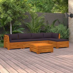 Garten-Lounge-Set (6-teilig) 3087326 Grau