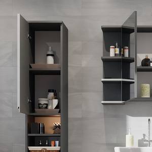 Badschrank J-Shape 40128 Anthrazit - Weiß