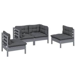 Garten-Lounge-Set Grau