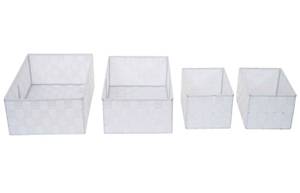 Panier de rangement C37 (4 pcs) Blanc