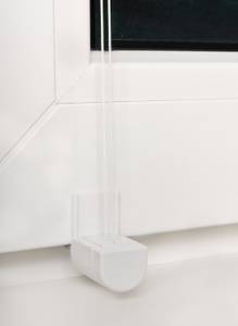 Plissee Klemmfix Blickdicht ohne Bohren Cremeweiß - 50 x 130 cm