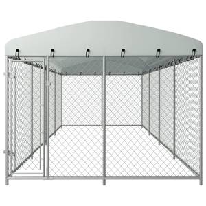 Hundehütte 3001180-1 Silber - Metall - 760 x 230 x 380 cm