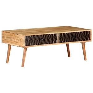 Couchtisch 322666 Braun - Massivholz - Holzart/Dekor - 100 x 39 x 50 cm