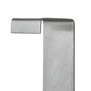 Lot de 4 patères de porte acier inox Argenté - Métal - 3 x 7 x 5 cm