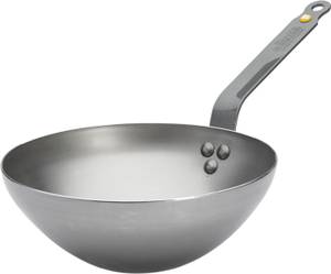 Wok-Pfanne Mineral B Silber - Metall - 2 x 10 x 32 cm