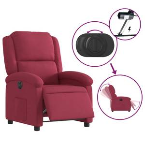 Fauteuil inclinable électrique 3032268-4 Brun rouge