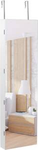 Schmuckschrank mit LED Beleuchtung Weiß - Holzwerkstoff - 10 x 120 x 36 cm