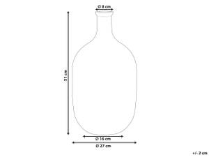 Dekovase DALCHINI Braun - Glas - 27 x 51 x 27 cm