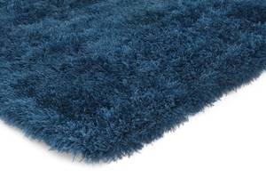 Hochfloriger Teppich 150 x 80cm Blau - 80 x 150 cm