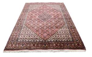 Bidjar - Zanjan - 255x170cm Rot - Naturfaser - 170 x 2 x 255 cm