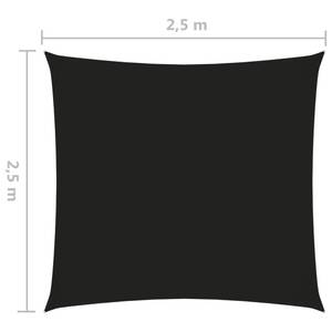 Voile solaire 3016494-1 Noir - 250 x 250 cm