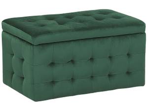 Pouf ottoman MICHIGAN Vert foncé - Vert