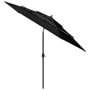 Parasol Noir - Textile - 300 x 243 x 300 cm