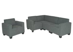 Sofa-System Couch-Garnitur Lyon 4-1 Grau