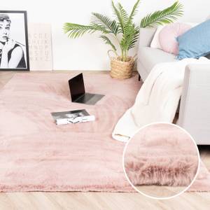 Hochflor Teppich Comfy Pink - 200 x 290 cm