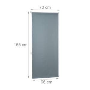 Lot de 2 stores enrouleurs gris 70 x 165 cm