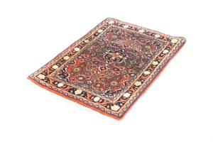 Orientteppich - 78x54cm Rot - Naturfaser - 54 x 2 x 78 cm