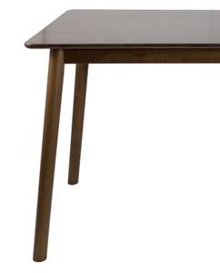 Table bois massif NITA Placage noyer véritable - Profondeur : 120 cm