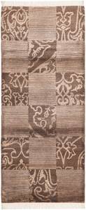 Tapis de passage Darya DCCCLXXXV Marron - Textile - 84 x 1 x 203 cm