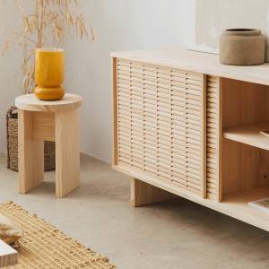 Sideboard Mahón Massivholz - Holzart/Dekor - 150 x 65 x 35 cm