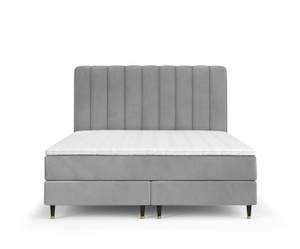 Boxspringbett Kobbe Grau - Breite: 200 cm