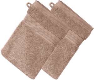 Waschhandschuh 2er-Pack 1168 Sandeiche Dekor