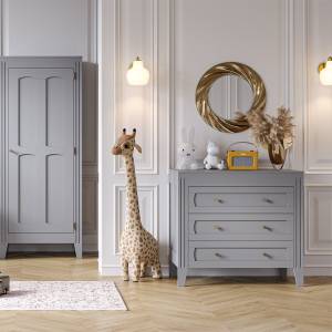 Commode Milenne Gris